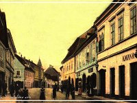 Trgovačka ulica, danas Nazorova ulica, snimljeno 1912 godine